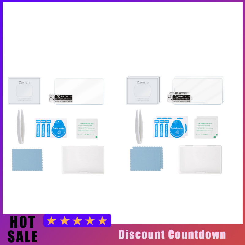 Miếng dán màn hình kính cường lực 0.33mm 9H Độ cứng chống-scrach Màn hình len bìa dễ dàng cài đặt tương thích cho Osmo Túi 3 máy ảnh