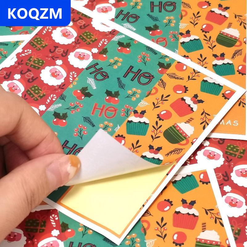 [COD] KOQZM 90PC giáng sinh vui vẻ dán nhãn cho gói quà giáng sinh Hộp quà tặng bao bì trang trí niêm phong Sticker giáng sinh nguồn cung cấp - Thương hiệu KOQZM Giá 22,597 Đồng*Miễn phí vận chuyển