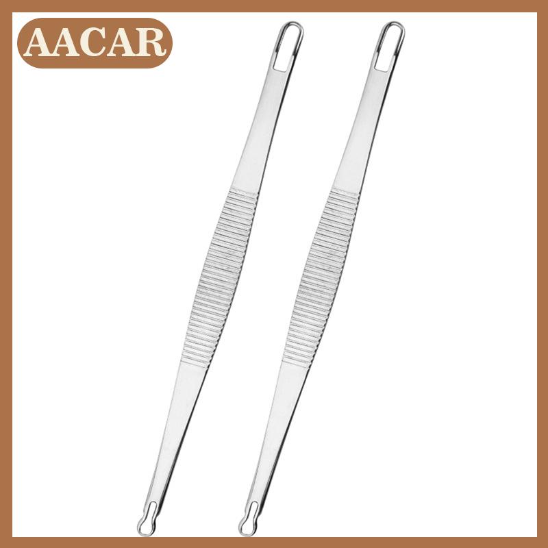 AACAR 1PC hai đầu mụn trứng cá kim mụn đầu đen Remover Cleaner mụn thép không gỉ tì vết kim tại chỗ extractor công cụ chăm sóc da