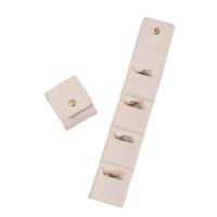 COUPLECOL Small Mini Jewelry Display Bag Microfiber Velvet Foldable Earrings Organizer Portable Storage Case Necklace Ring Packing Bag Women