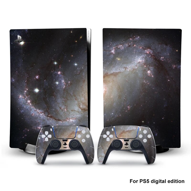 【New and Improved】 For Ps5 Console Skin Sticker For 5 Digital Edition Decal Cover For Ps5 Console Controllers For Ps5 Accessories