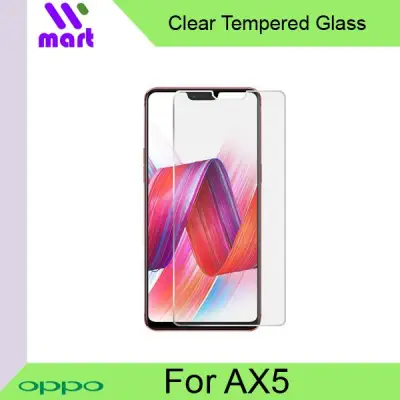 Clear Tempered Glass Screen Protector for Oppo AX5