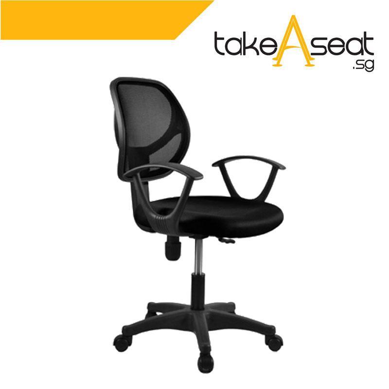 S02 Rein Office Chair (Black)(Self Setup) Singapore