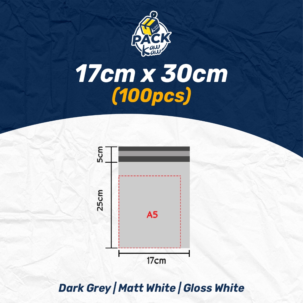 All Size Courier Bag Parcel Bag Packaging Bag Parcel Plastic Plastik Pos Flyers White 100pc/50pc/25pc 快递袋子 CB05