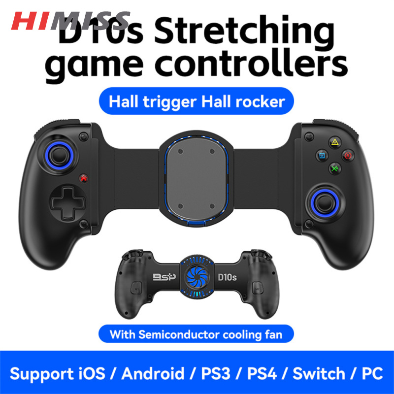HIMISS Tablet Controller Handle Wireless Game Stretching Joystick Dual Hall Sensor Gamepad With Six-axis Motion Sensing For Phones ราคา 1,421 บาท*ส่งฟรี