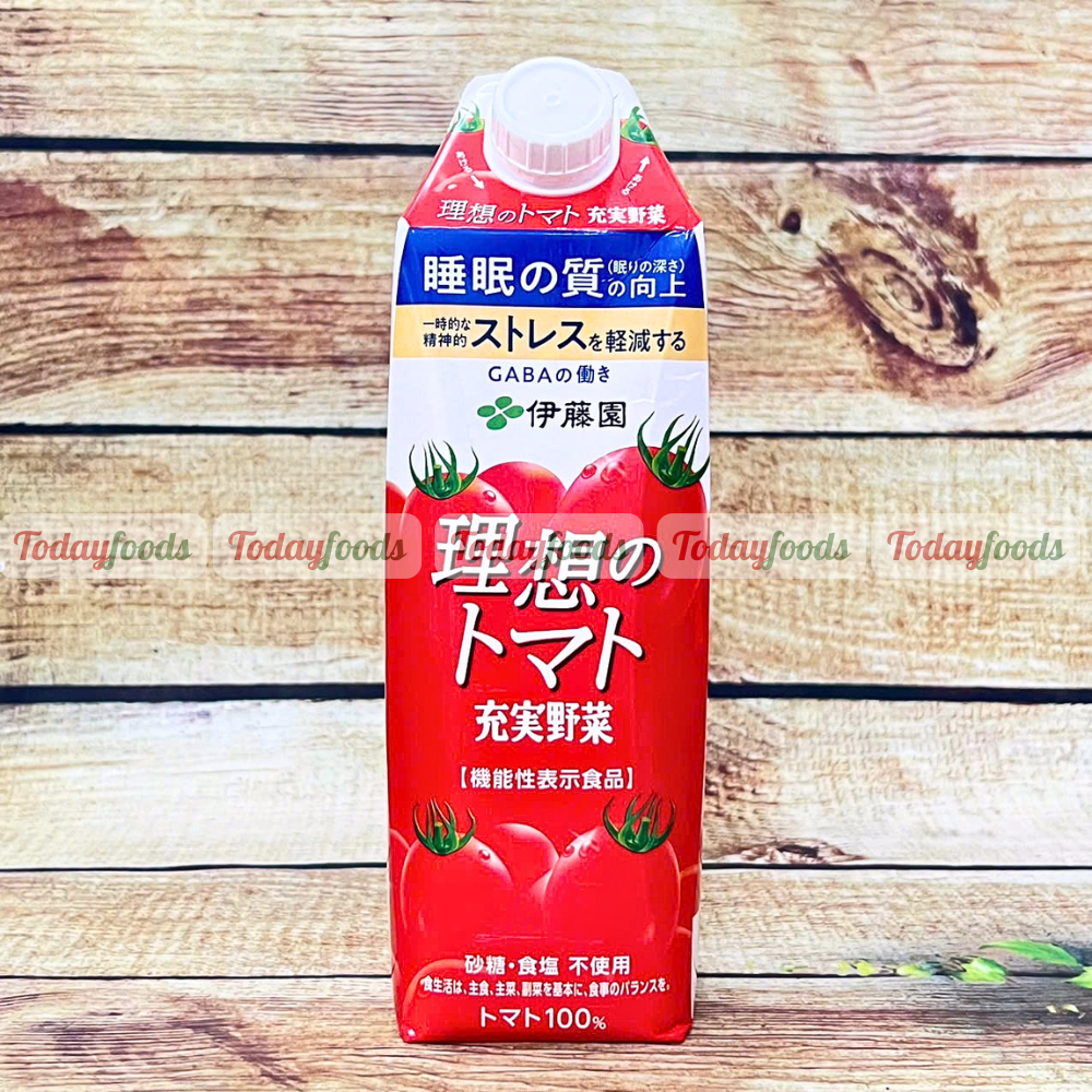 Nước Ép Cà Chua Riso Tomato (Itoen Nhật Bản) 1 Lít - Thức Uống bổ sung rau củ