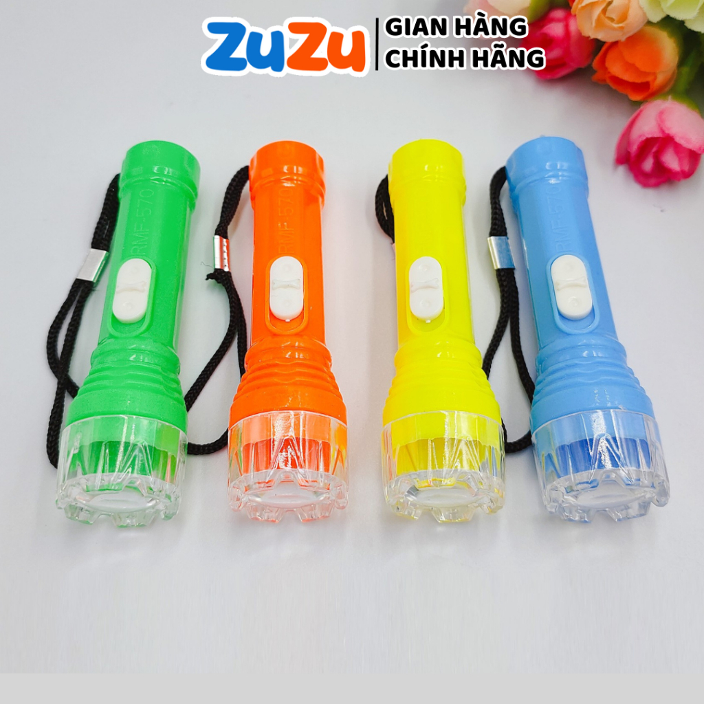 Đèn pin mini siêu sáng cầm tay cho bé ZUZU, đồ chơi trẻ em đèn chiếu sáng