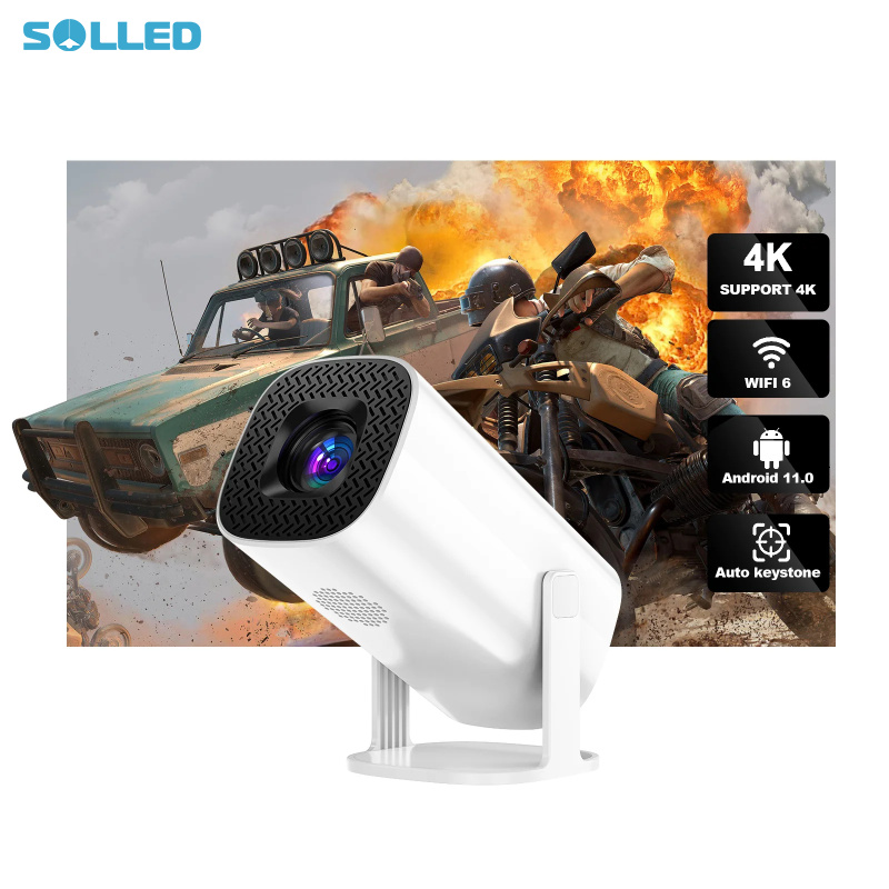 WiFi Projector HD Mini Video Projector Home 4K Video Smart Projectors Portable Outdoor Movie Projector Compatible For Android 11 Phones Tablet Laptops Computer ราคา 4,769 บาท*ส่งฟรี