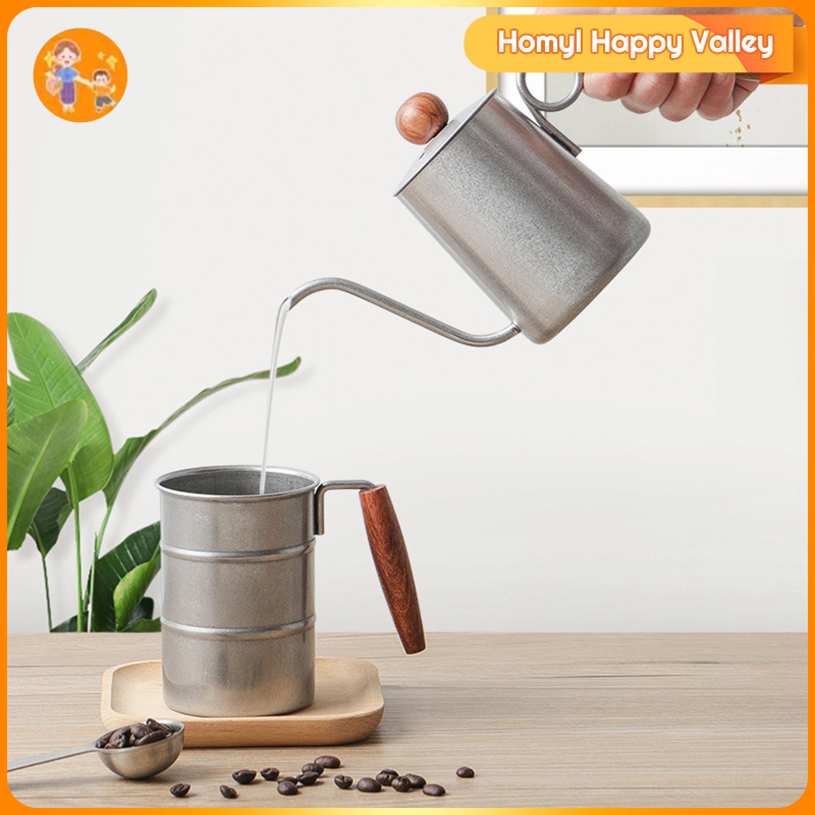Ấm Rót Cà phê ấm cổ ngỗng homyl 350ml phích điện pha trà cho