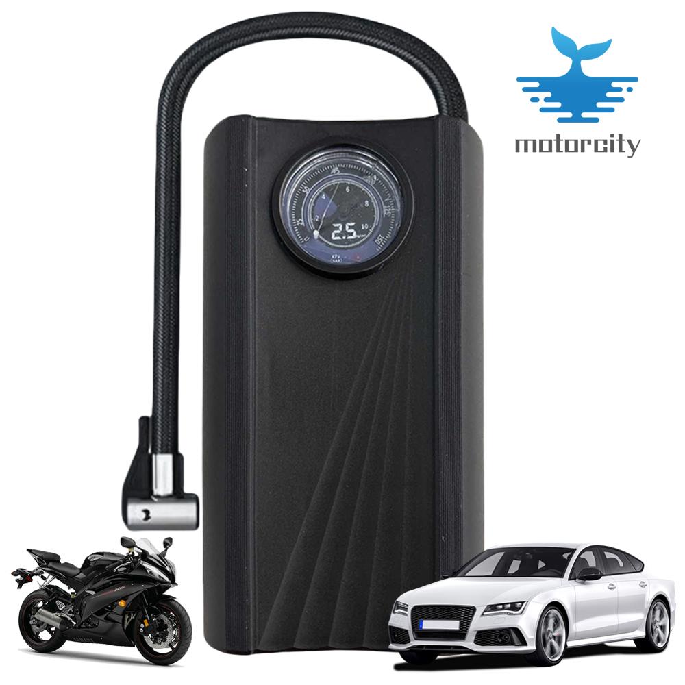[Motorcity] bơm hơi ô tô độ chính xác cao xe di động bơm lốp màn hình LCD Lốp Xe Hơi bơm hơi cho bóng xe ô tô xe mô tô xe đạp