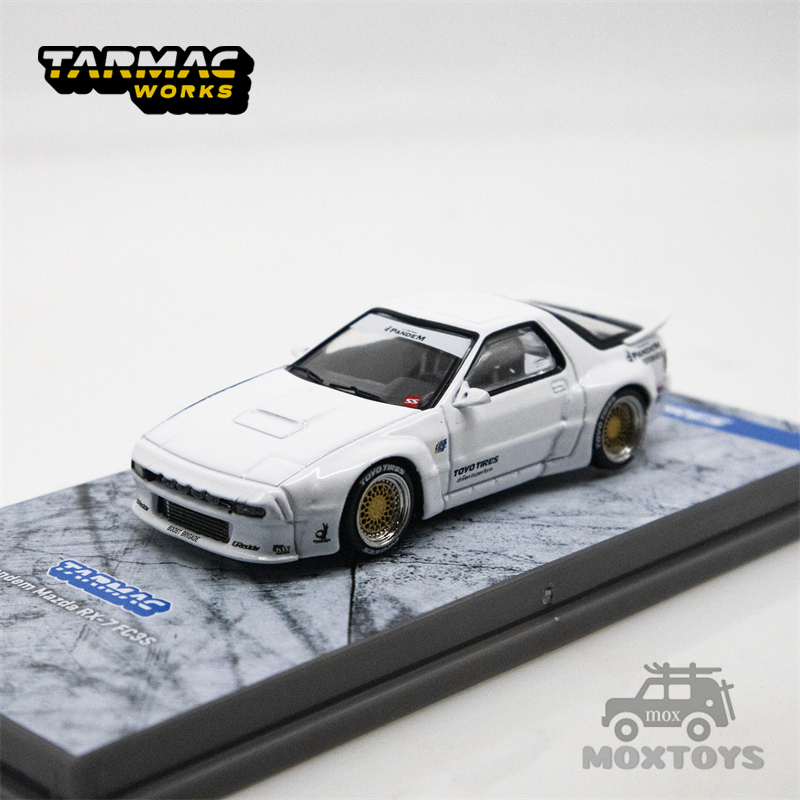 TIME MICRO 1:64 Initial D cartoon painting Toyota AE86 & Mazda RX-7