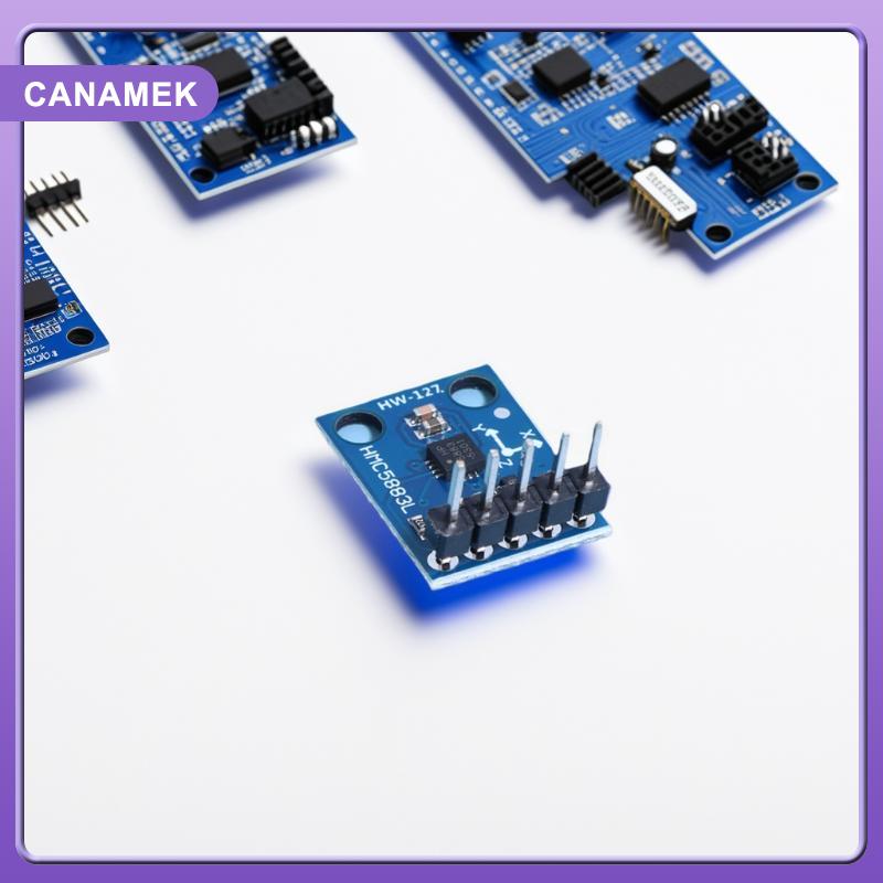 【CANAMEK】 GY-273 QMC5883L เซ็นเซอร์สนามแม่เหล็ก3V-5V โมดูลเซ็นเซอร์สนามแม่เหล็กเข็มทิศอิเล็กทรอนิกส์สำหรับ Arduino ราคา 84 บาท*ส่งฟรี