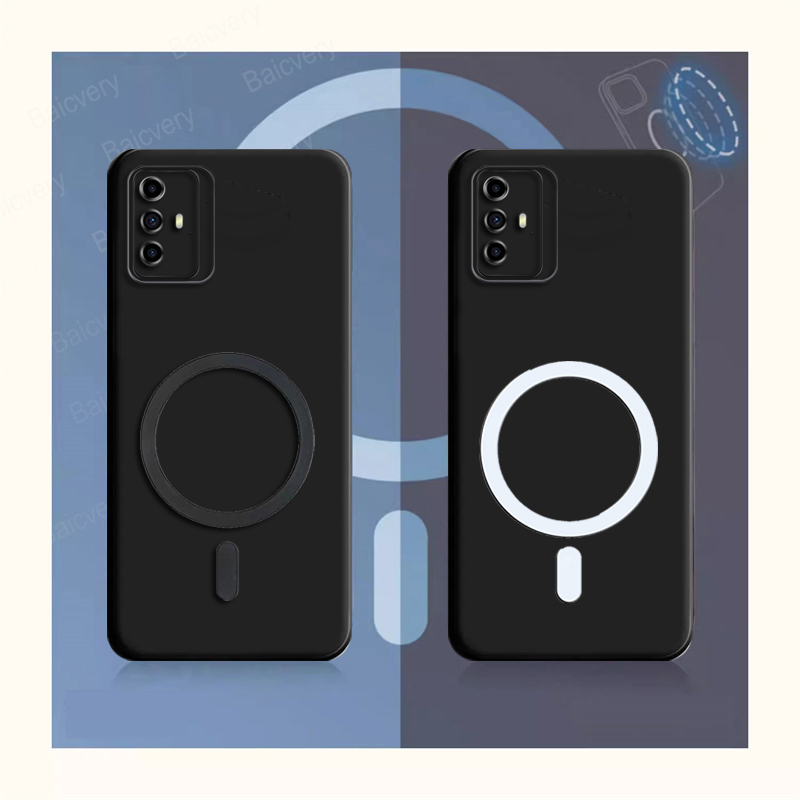 HGJTFANY Custodia per ZTE Blade A73 5G (6.52), Ultra Sottile Morbido Silicone Anti-Graffio Case Nero TPU Bumper Protezione Anti-Caduta Cover per ZTE Blade A73 5G - Accompagnare