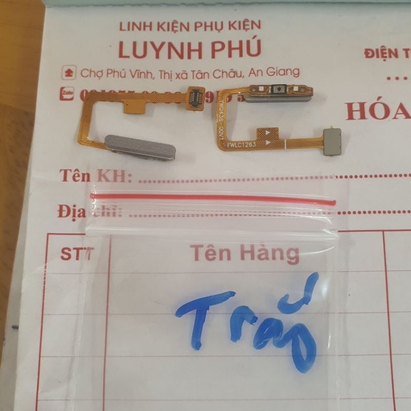 Dây cáp nút nguồn xiaomi mi 11 lite 4G 5G NE loại ko vân tay