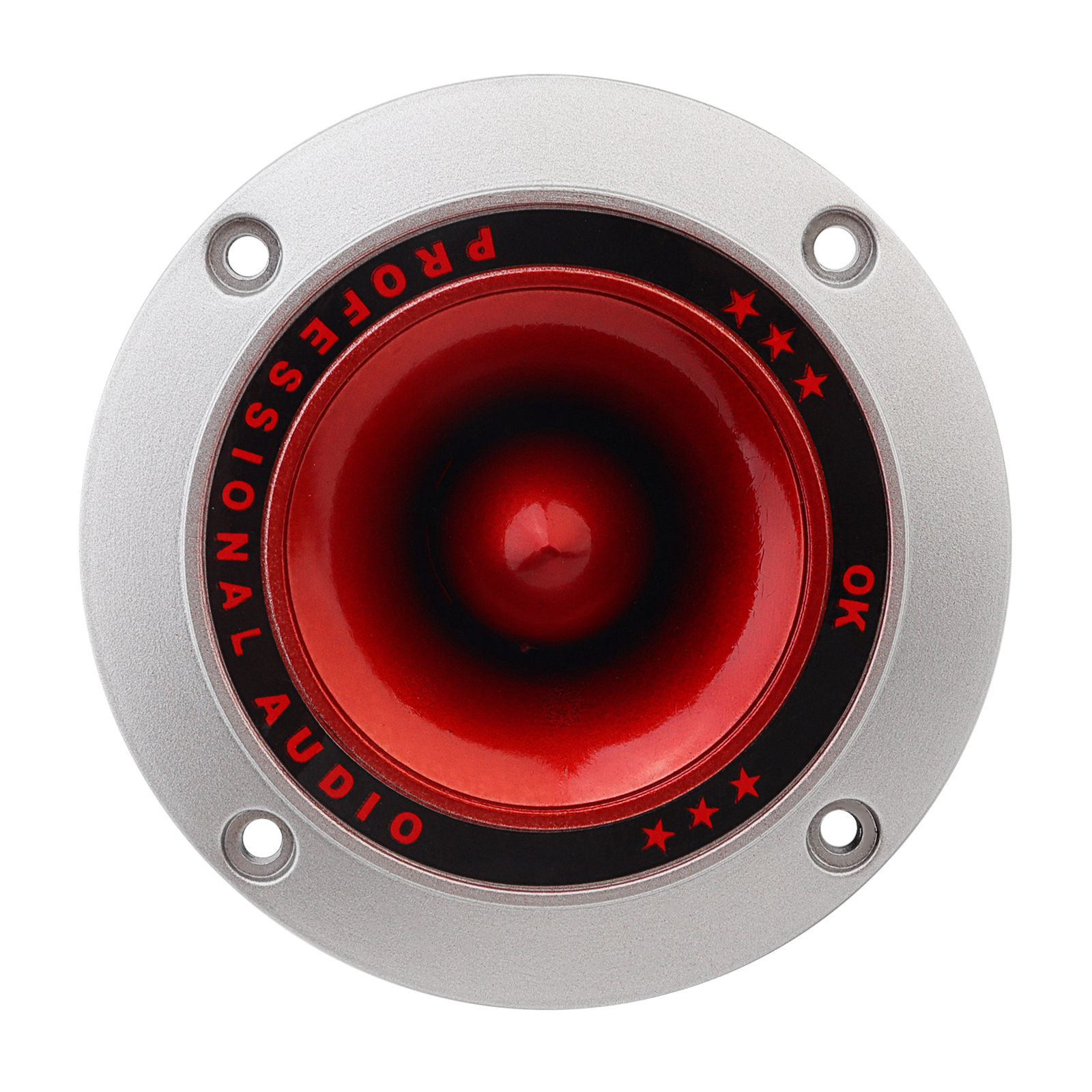 4 inch 20W tweeter bạc & Đỏ Loa xe hơi tần số cao cho xe/Ngoài trời sửa đổi âm thanh