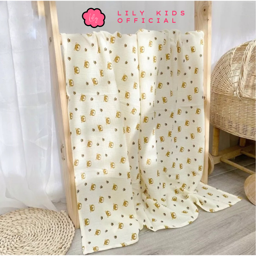 Khăn tắm cho bé Aden, khăn xô tắm, Khăn cuốn cho bé sơ sinh sợi tre 2 lớp kích thước 120x120cm siêu mềm