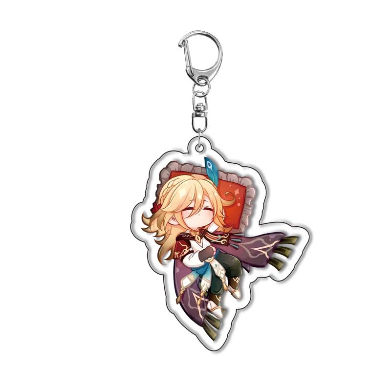 Genshin Tác Động Kirara Scaramouche Kaveh Alhaitham Acrylic Hình móc khóa gắn mặt dây Keyring Bộ sưu