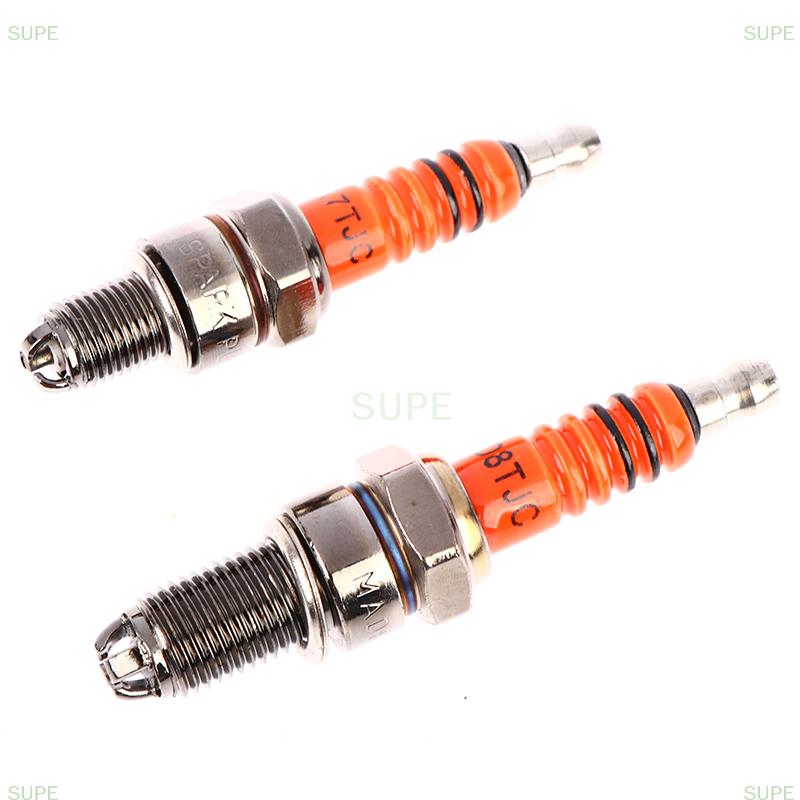 SUPE 3 điện cực bugi a7tc d8tc cho 50cc 110cc 125cc ATV Scooter Dirt Bike