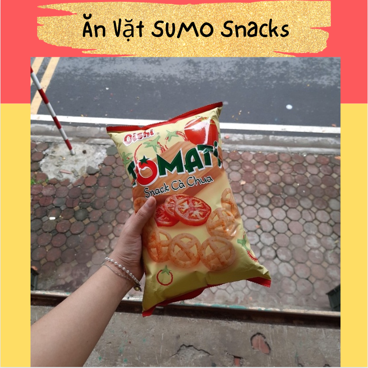 Bim Bim Snack Cà Chua Oishi gói 80g-Ăn Vặt Sumo Snack