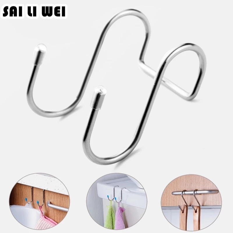 SAI LI WEI อุปกรณ์จีสตริงรูปตัว S ที่เรียบง่ายสำหรับห้องครัว/อ่างอาบน้ำของคุณ ราคา 13 บาท*ส่งฟรี