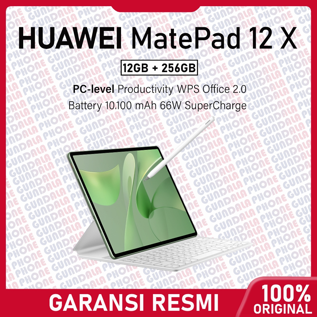 huawei Matepad 12X 12/256GB Garansi Resmi Harga 7,925,000 rupiah*Gratis Ongkir