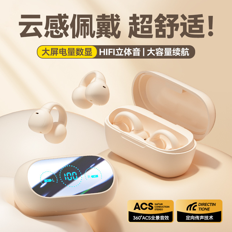 M59 Bluetooth Earclip Wireless Earbuds Private Model TWS No In Ear Noise Reduction Huaqiangbei Replacement Earbuds ราคา 332,869 บาท*ส่งฟรี