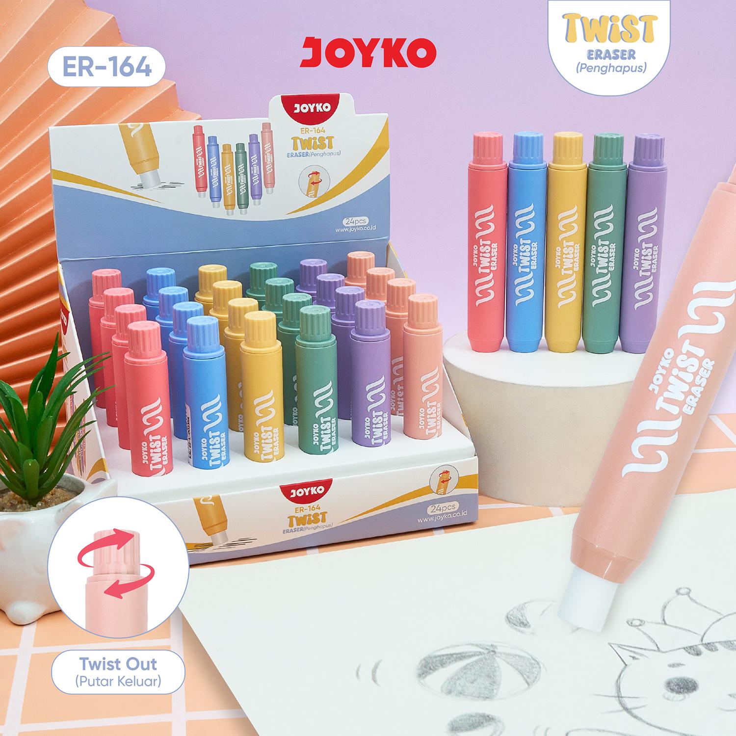 JOYKO Penghapus Eraser Stationery ER-164 Twist