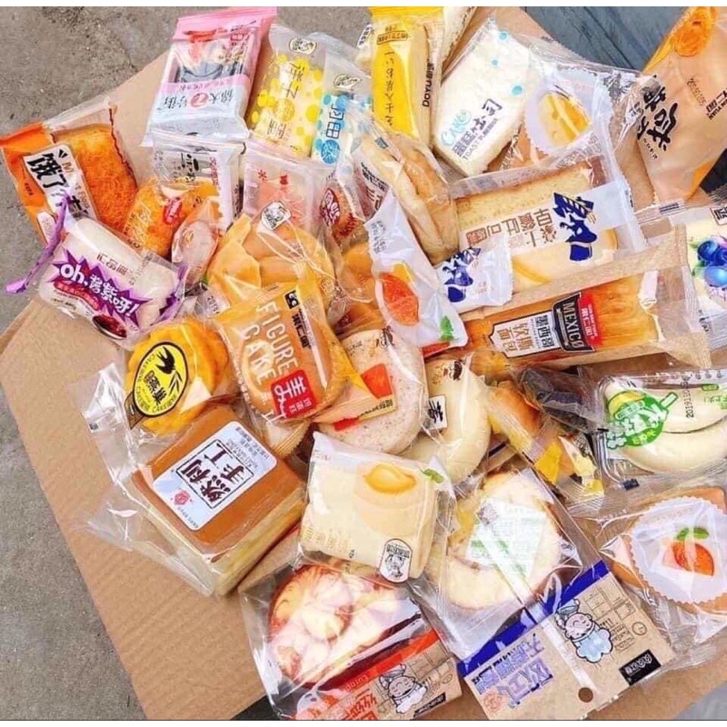 thùng bánh Mix đủ vị nhiều trọng lượng cho khách lựa chọn 500g- 1kg - 2kg đặc biệt là không cân thùng nha khách iu ( shop tự mix) muasamnhanh siêu ngon