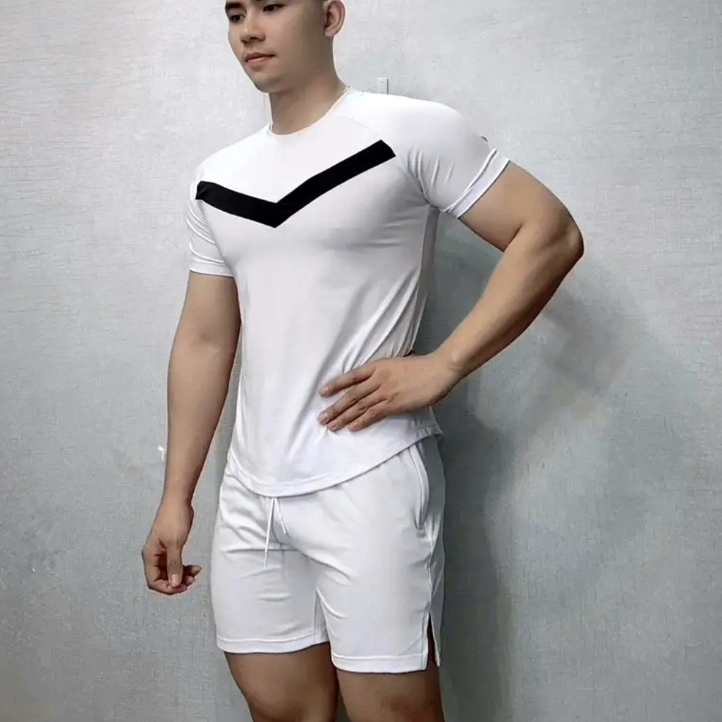 Bộ quần áo thể thao nam chạy bộ, tập gym