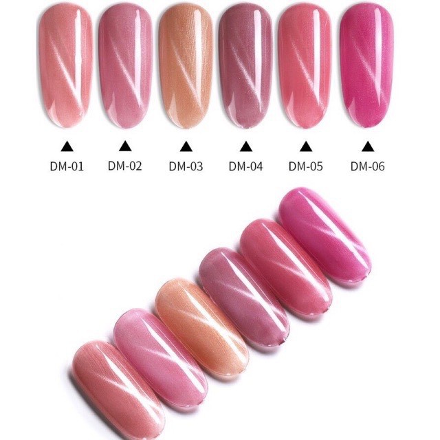Sơn gel as mắt mèo mã dm chai đen 15ml