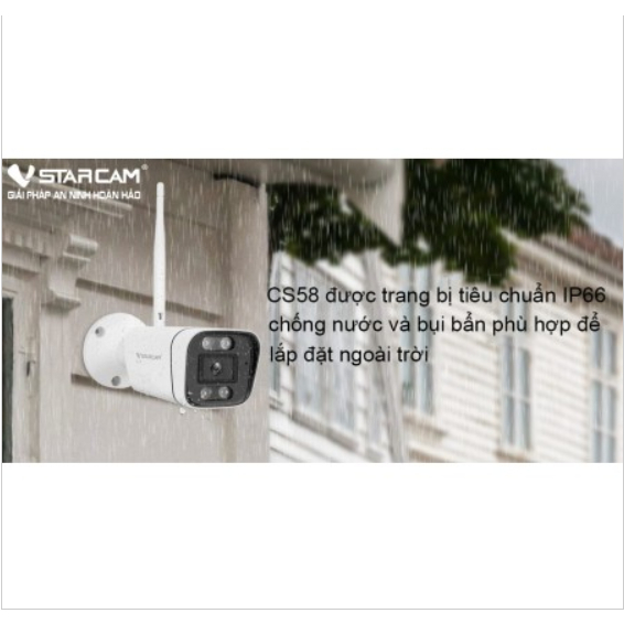 Camera IP Wifi STARCAM CS58 3MP Chính hãng Tặng Thẻ Nhớ 64G Dogiadunggiatot