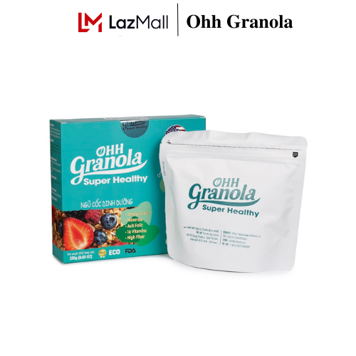 Ngũ cốc dinh dưỡng Ohh Granola Yến mạch kết hợp các loại hạt và trái cây