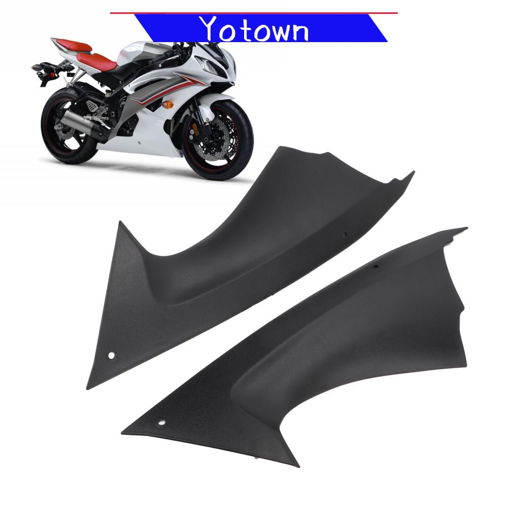 Yotown Bảng điều khiển ống dẫn khí bên bằng nhựa bền Dễ lắp đặt Bảng điều khiển ống dẫn khí bên cho YZF R6 2008‑2016