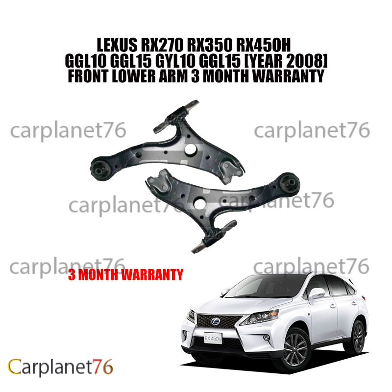 Hood Lift Supports – For Lexus RX350 RX450h 2010-2015 – Set Of 2 Front Gas Struts