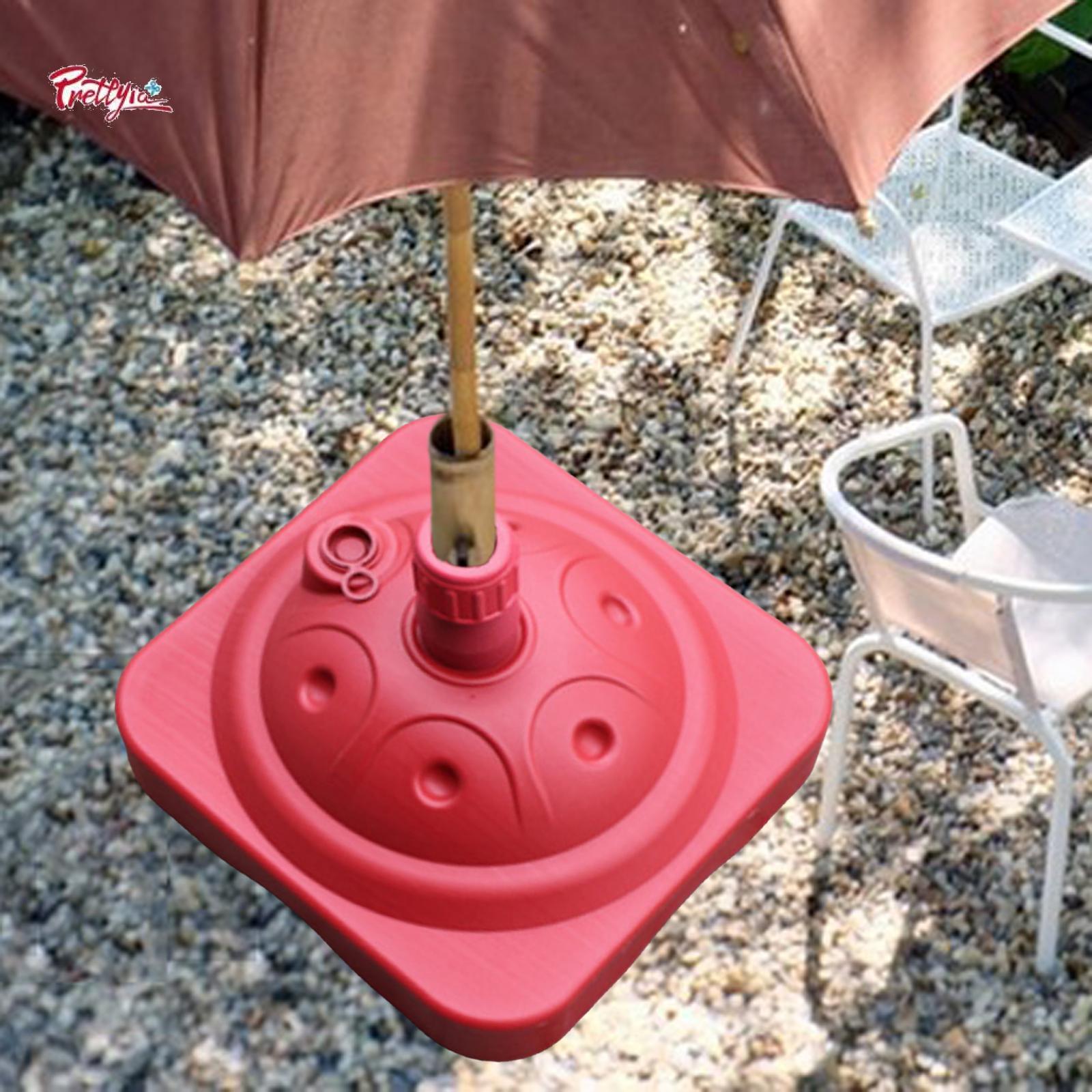 Prettyia Fillable Umbrella Base Umbrella Pole Holder Free Standing Durable