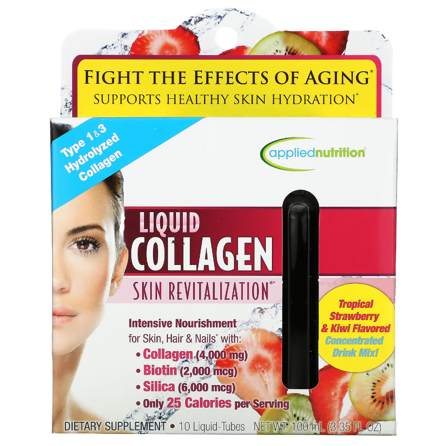 Collagen dạng nước collagen liquid hộp 10 ống Healthy Care ngừa lão hóa và
