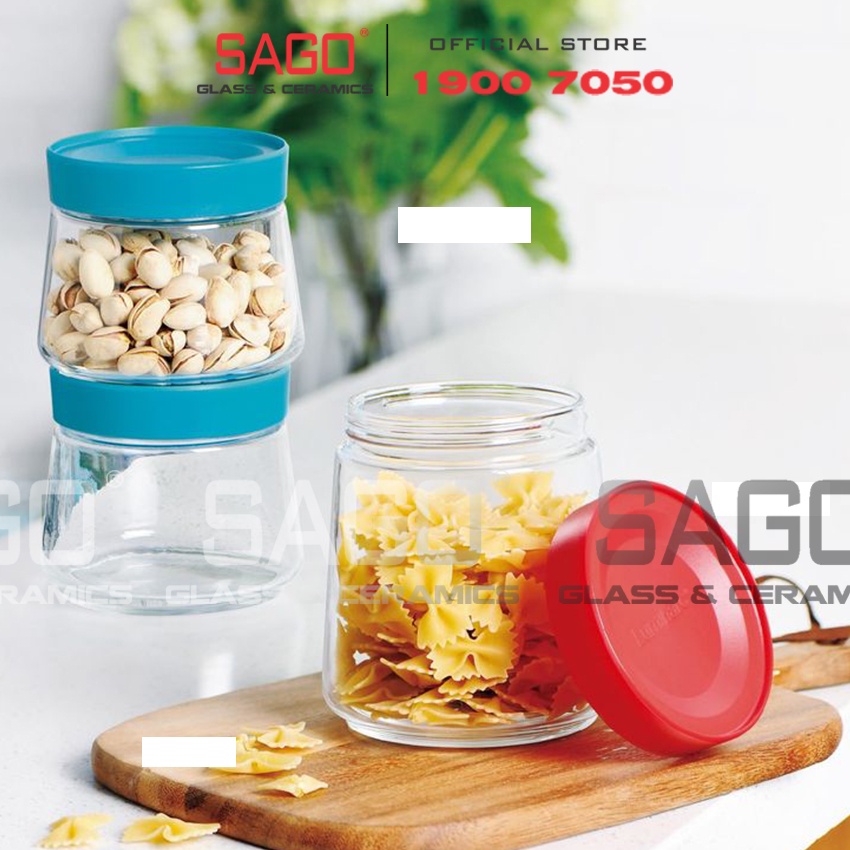 Hũ thủy tinh luminarc swing 500ml , 750ml | thủy tinh cao cấp , tùy chọn dung tích