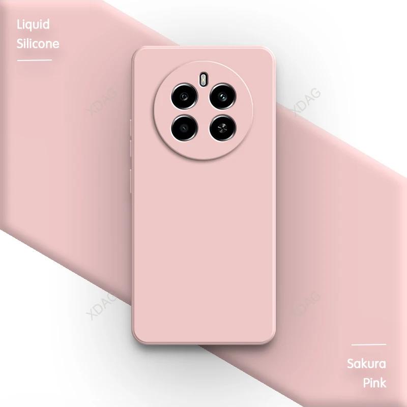 Funda Sang Trọng Ốp điện thoại cho OPPO Realme Narzo 70 Narzo70 5G 6.67 "mềm Silicone lỏng Ban Đầu Cao Qualtiy trơn đơn giản Bìa