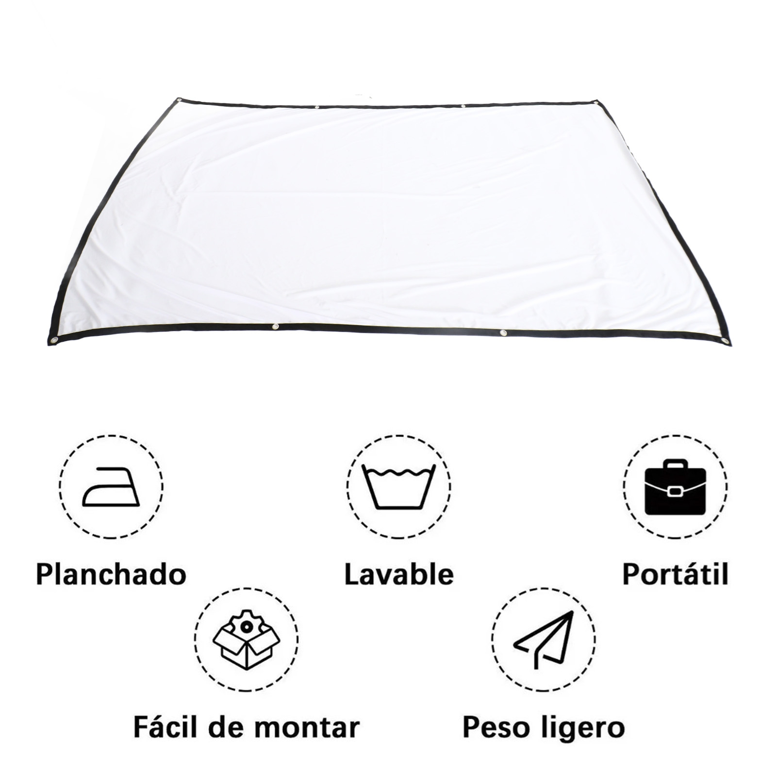 Màn hình máy chiếu di động Polyester Màn hình máy chiếu 100 inch cho Đảng