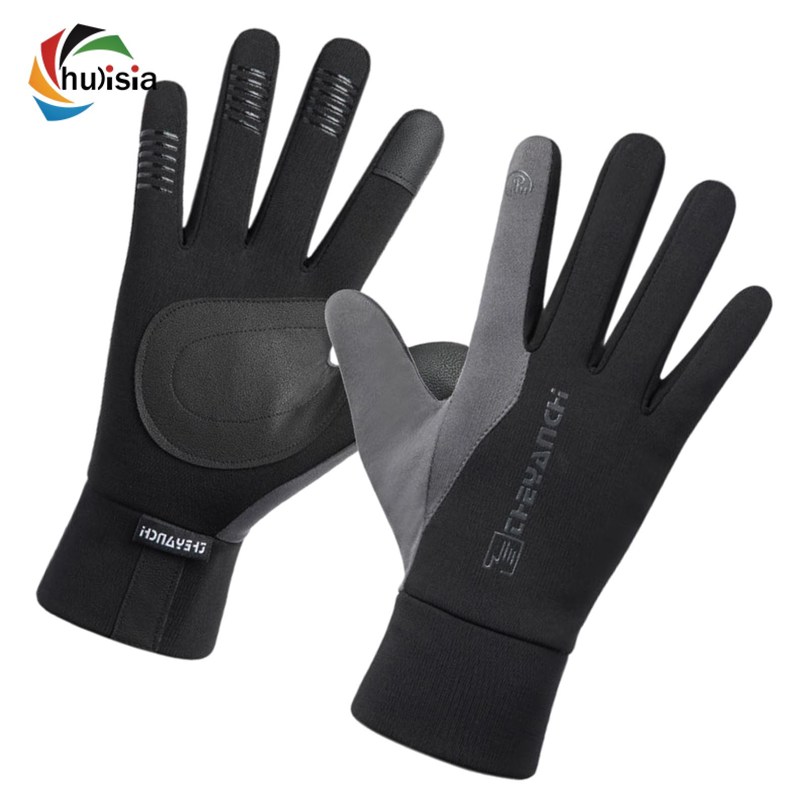 chulisia Thermal Gloves AntiSlip Touchscreen Full Finger Warm Waterproof