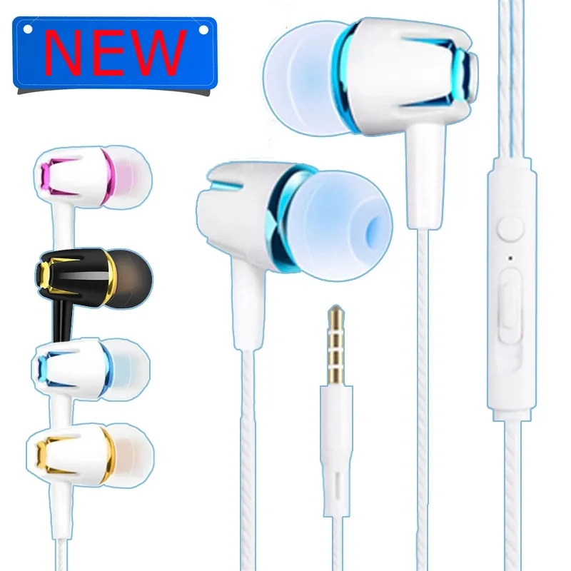 In-ear Wired Earphone with Mic HiFi Sound Noise Cancelling Stereo Extra