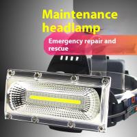 FED LED Headlamp with Adjustable Focus Rechargeable for Hiking and Camping