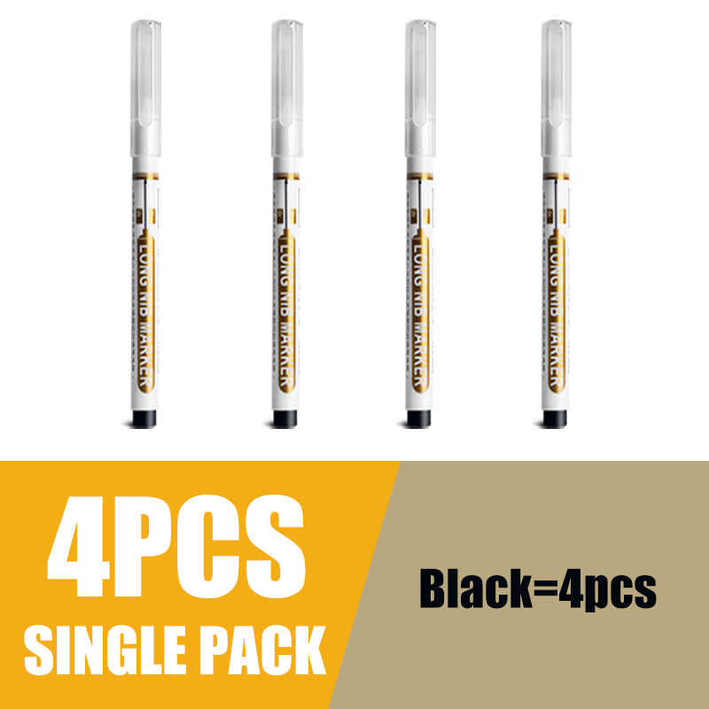 Big Capacity Quick Drying Waterproof Long Tip Marker Pen Long Head Oily Metal Wood Permenant Marker