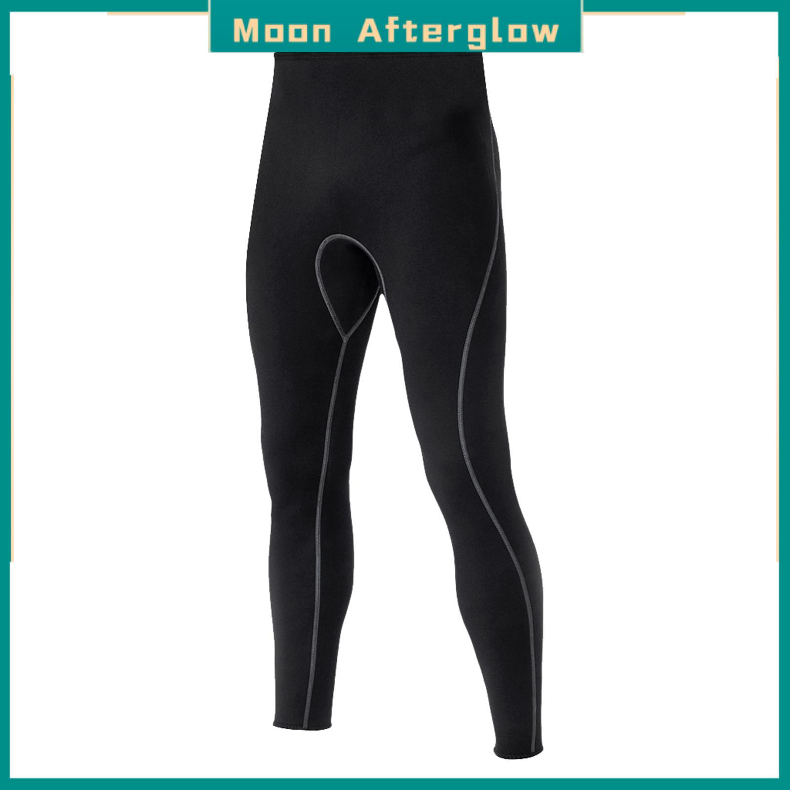 Moon Afterglow Mens Neoprene Wetsuit Long Pants Keep Warm for Water Sports