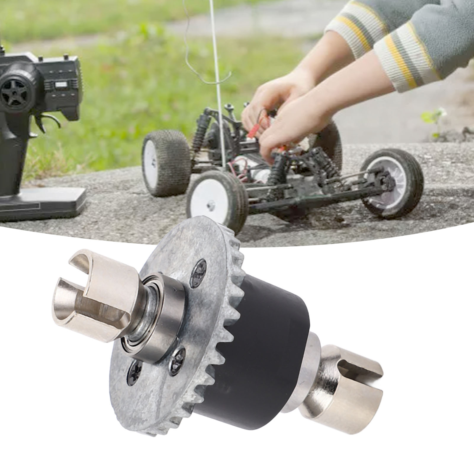 Xe hơi điều khiển từ xa bánh răng vi sai khác biệt thiết bị khác nhau dễ dàng cài đặt hợp kim kẽm kiểm soát cân bằng chính xác cho maintanence