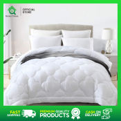 Hunterhouse White Comforter - Double/Queen Size Alternative Duvet