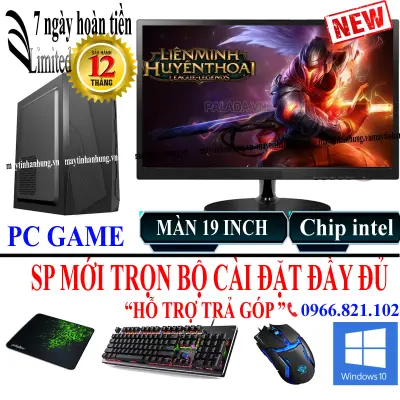 Bộ máy tính để bàn chơi game đời cao Intel Core i7 6th H110 chuyên chơi game cf lol fifa pugb mobi...