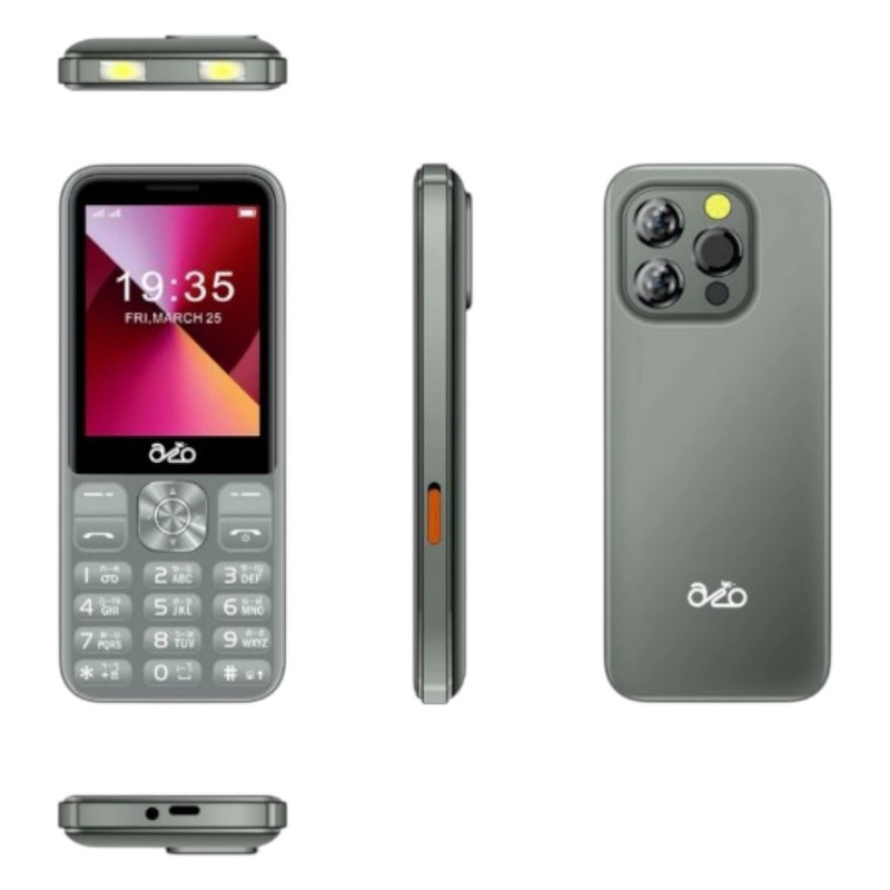 inovo โทรศัพท์ปุ่มกด A08 Happy X ระบบ 2 ซิม จอกว้าง 2.9 นิ้ว รองรับ 3G/4G พร้อมประกันศูนย์ 1 ปี Gray ราคา 970 บาท*ส่งฟรี