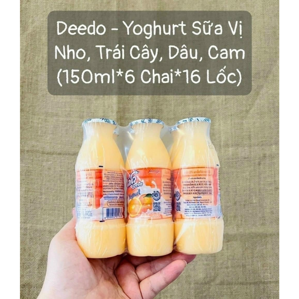 Sữa Chua uống Deedo Hoa Quả Thái Lan