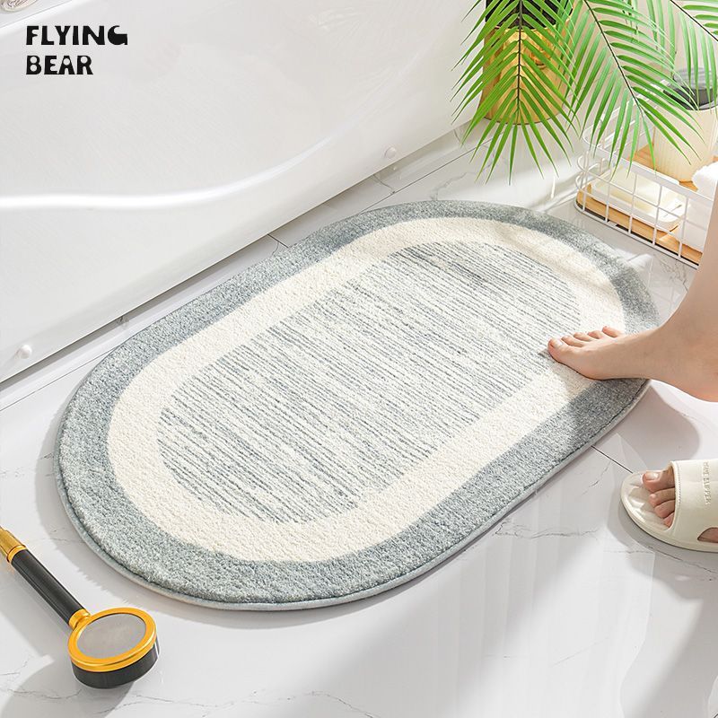 Absorbent mat for bathroom door non-slip mat for home bathroom bathroom door mat for bedroom door mat for toilet carpet ราคา 68 บาท*ส่งฟรี
